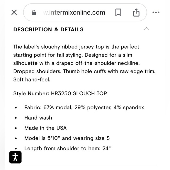 NWT Enza Costa Ribbed Jersey Knit One Shoulder Slouch Top - Picture 5 of 12